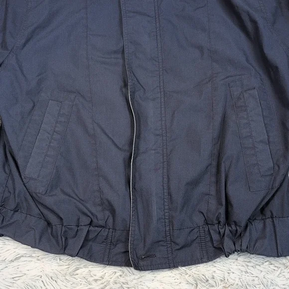 Vintage London Fog Jacket Mens Blue L Pockets Sport Zip Up Comfort Casual - Picture 8 of 13